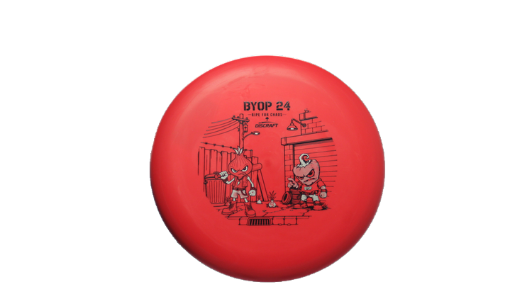 Discraft 2026 BYOP Curbside Chaos Paul McBeth CT Luna Putter Front View