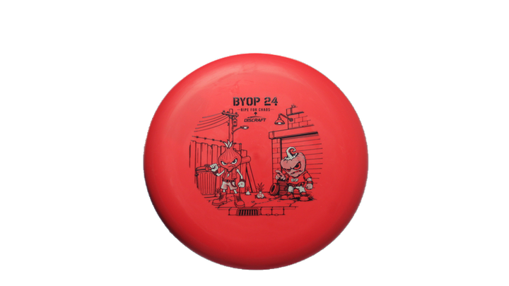 Discraft 2026 BYOP Curbside Chaos Paul McBeth CT Luna Putter Front View