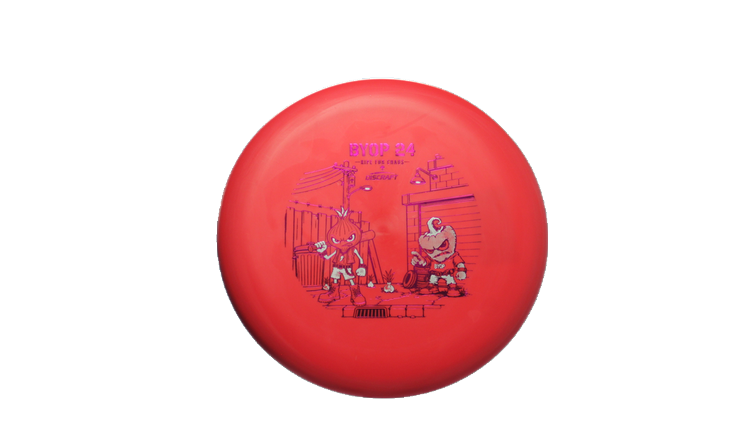 Discraft 2026 BYOP Curbside Chaos Paul McBeth CT Luna Putter Front View