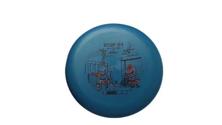 Discraft 2026 BYOP Curbside Chaos Paul McBeth CT Luna Putter Front View