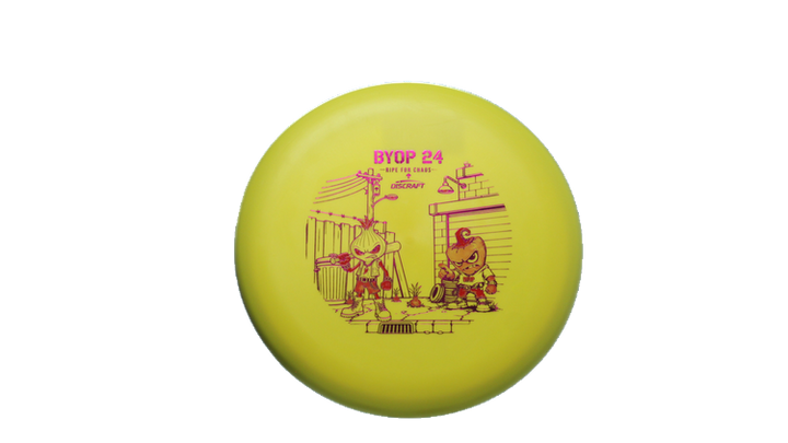 Discraft 2026 BYOP Curbside Chaos Paul McBeth CT Luna Putter Front View