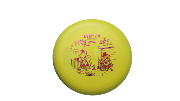 Discraft 2026 BYOP Curbside Chaos Paul McBeth CT Luna Putter Front View