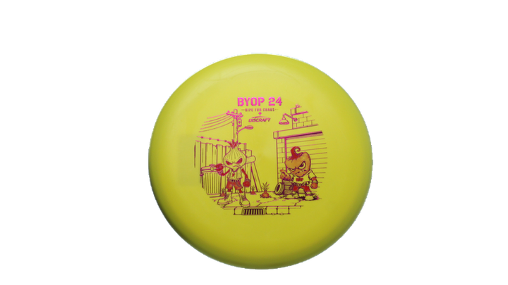 Discraft 2026 BYOP Curbside Chaos Paul McBeth CT Luna Putter Front View