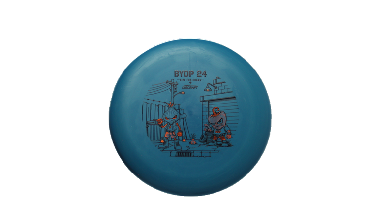 Discraft 2026 BYOP Curbside Chaos Paul McBeth CT Luna Putter Front View