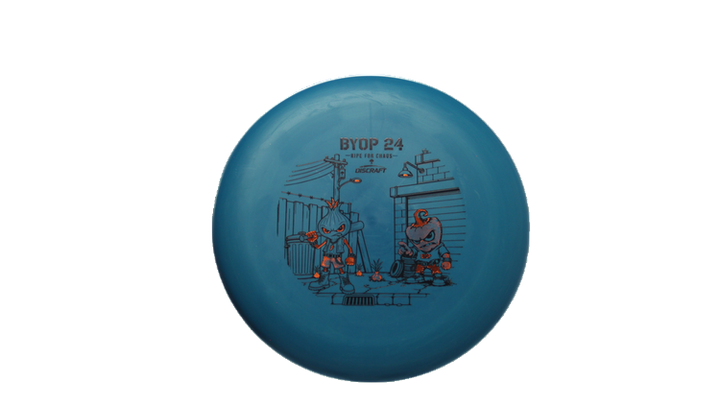 Discraft 2026 BYOP Curbside Chaos Paul McBeth CT Luna Putter Front View