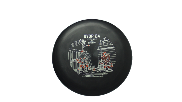 Discraft 2026 BYOP Curbside Chaos Paul McBeth CT Luna Putter Front View