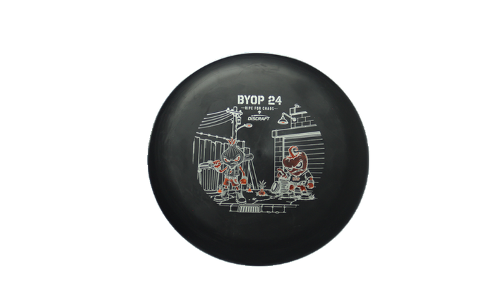 Discraft 2026 BYOP Curbside Chaos Paul McBeth CT Luna Putter Front View