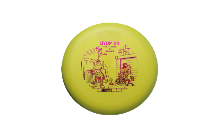 Discraft 2026 BYOP Curbside Chaos Paul McBeth CT Luna Putter Front View