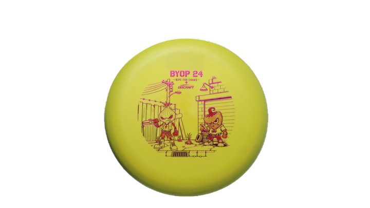 Discraft 2026 BYOP Curbside Chaos Paul McBeth CT Luna Putter Front View