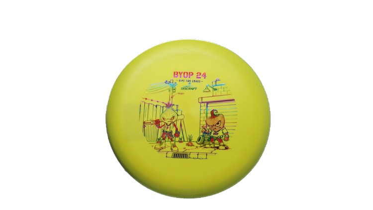 Discraft 2026 BYOP Curbside Chaos Paul McBeth CT Luna Putter Front View