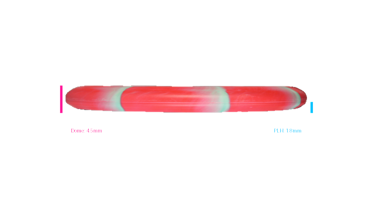 Discraft 2026 BYOP Curbside Chaos Tour Swirl Challenger SS Putter Profile View