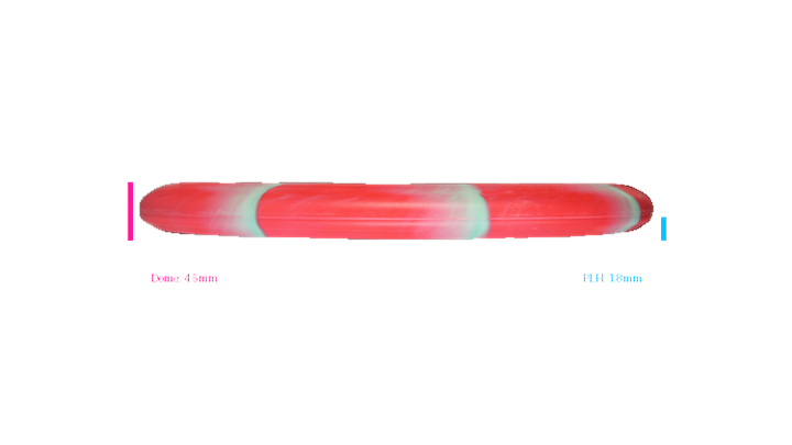Discraft 2026 BYOP Curbside Chaos Tour Swirl Challenger SS Putter Profile View