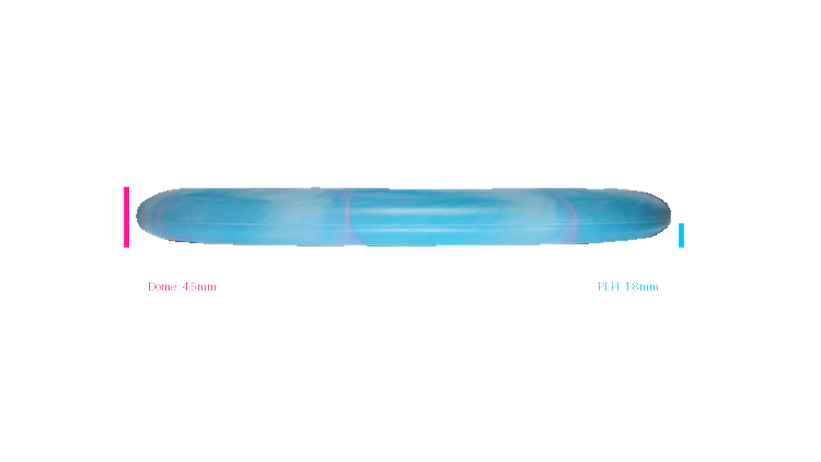 Discraft 2026 BYOP Curbside Chaos Tour Swirl Challenger SS Putter Profile View