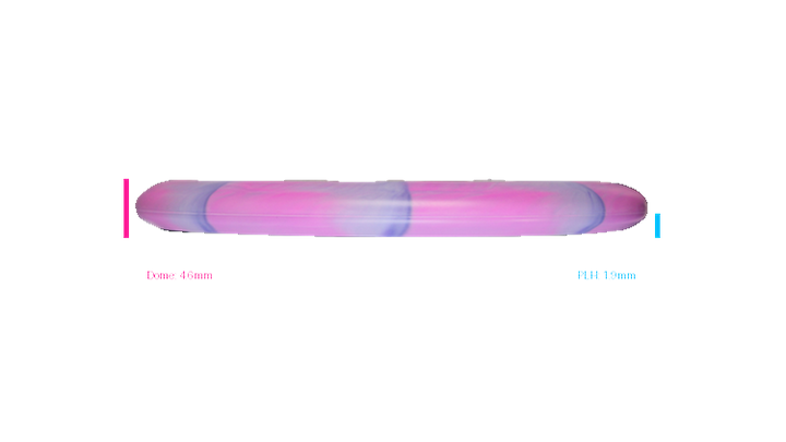 Discraft 2026 BYOP Curbside Chaos Tour Swirl Challenger SS Putter Profile View