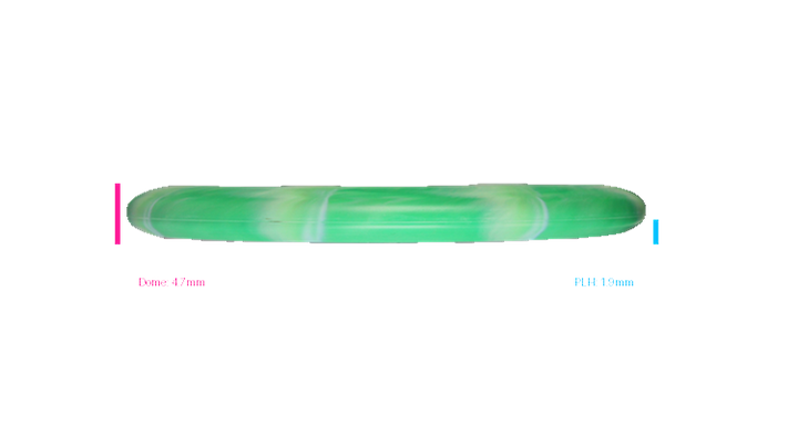 Discraft 2026 BYOP Curbside Chaos Tour Swirl Challenger SS Putter Profile View