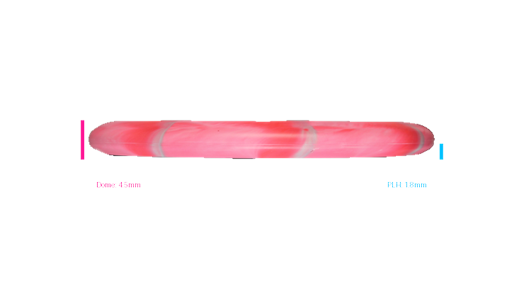Discraft 2026 BYOP Curbside Chaos Tour Swirl Challenger SS Putter Profile View