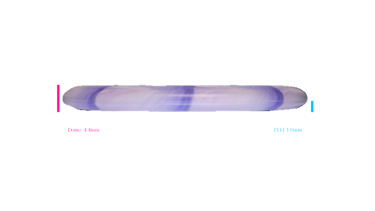 Discraft 2026 BYOP Curbside Chaos Tour Swirl Challenger SS Putter Profile View