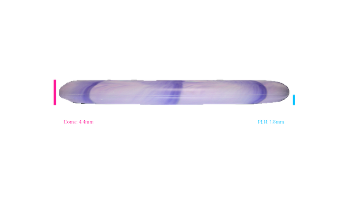 Discraft 2026 BYOP Curbside Chaos Tour Swirl Challenger SS Putter Profile View