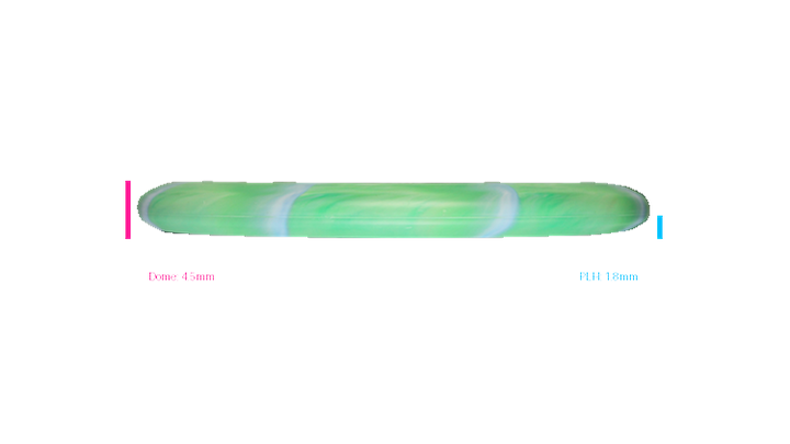 Discraft 2026 BYOP Curbside Chaos Tour Swirl Challenger SS Putter Profile View