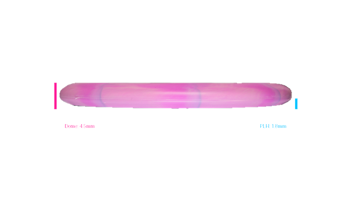 Discraft 2026 BYOP Curbside Chaos Tour Swirl Challenger SS Putter Profile View
