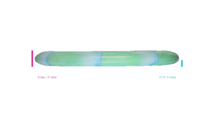 Discraft 2026 BYOP Curbside Chaos Tour Swirl Challenger SS Putter Profile View