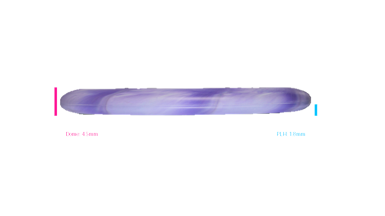 Discraft 2026 BYOP Curbside Chaos Tour Swirl Challenger SS Putter Profile View