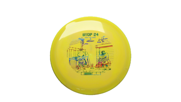 Discraft 2026 BYOP Curbside Chaos ESP Cigarra Fairway Driver Front View