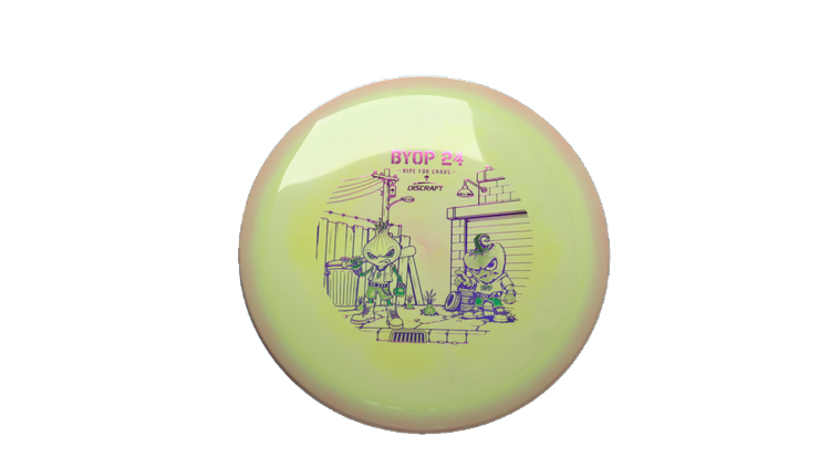 Discraft 2026 BYOP Curbside Chaos ESP Cigarra Fairway Driver Front View