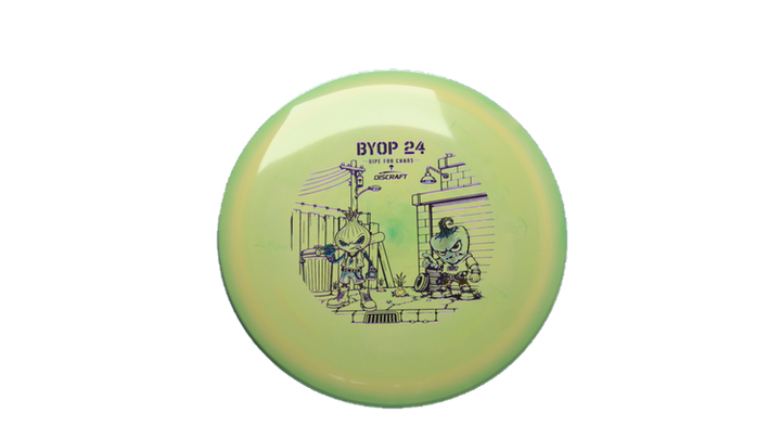 Discraft 2026 BYOP Curbside Chaos ESP Cigarra Fairway Driver Front View