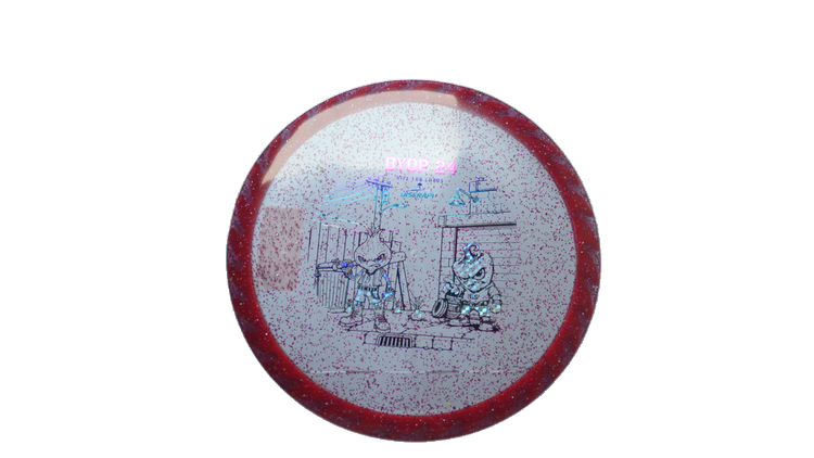 Discraft 2026 BYOP Curbside Chaos Sparkle FuZed Z Buzzz Midrange Front View