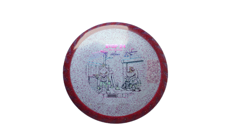 Discraft 2026 BYOP Curbside Chaos Sparkle FuZed Z Buzzz Midrange Front View