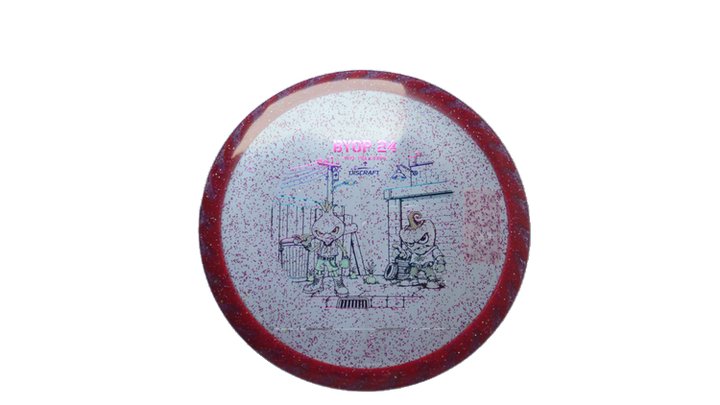 Discraft 2026 BYOP Curbside Chaos Sparkle FuZed Z Buzzz Midrange Front View