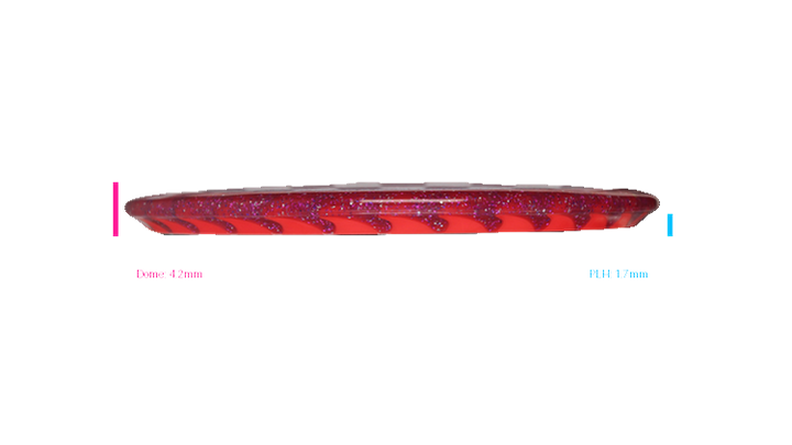 Discraft 2026 BYOP Curbside Chaos Sparkle FuZed Z Buzzz Midrange Profile View