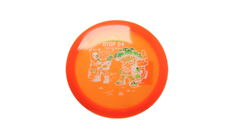 Dynamic Discs 2026 BYOP Toxic Crowns Lucid Breakout Fairway Driver Front View