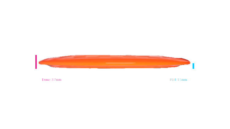 Dynamic Discs 2026 BYOP Toxic Crowns Lucid Breakout Fairway Driver Profile View
