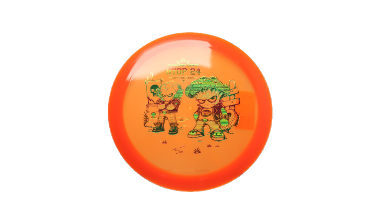 Dynamic Discs 2026 BYOP Toxic Crowns Lucid Breakout Fairway Driver Front View