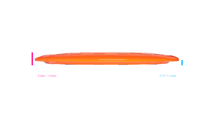Dynamic Discs 2026 BYOP Toxic Crowns Lucid Breakout Fairway Driver Profile View