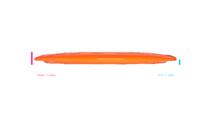 Dynamic Discs 2026 BYOP Toxic Crowns Lucid Breakout Fairway Driver Profile View