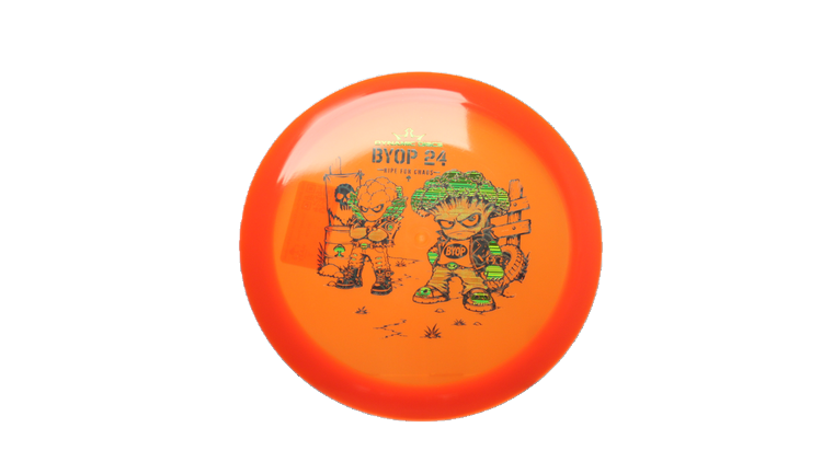 Dynamic Discs 2026 BYOP Toxic Crowns Lucid Breakout Fairway Driver Front View
