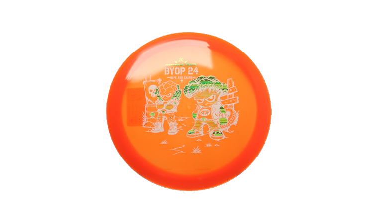 Dynamic Discs 2026 BYOP Toxic Crowns Lucid Breakout Fairway Driver Front View
