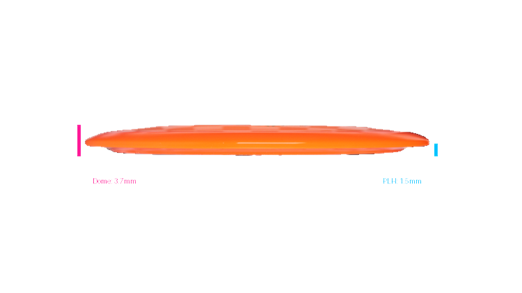 Dynamic Discs 2026 BYOP Toxic Crowns Lucid Breakout Fairway Driver Profile View