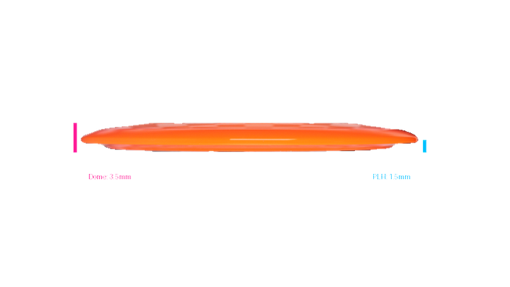 Dynamic Discs 2026 BYOP Toxic Crowns Lucid Breakout Fairway Driver Profile View