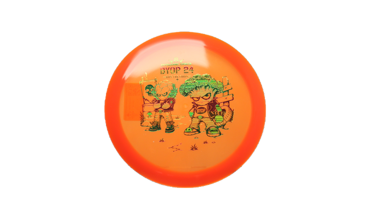 Dynamic Discs 2026 BYOP Toxic Crowns Lucid Breakout Fairway Driver Front View