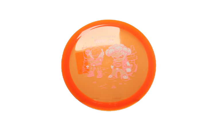 Latitude 64 2026 BYOP Toxic Crowns Opto Diamond Fairway Driver Front View