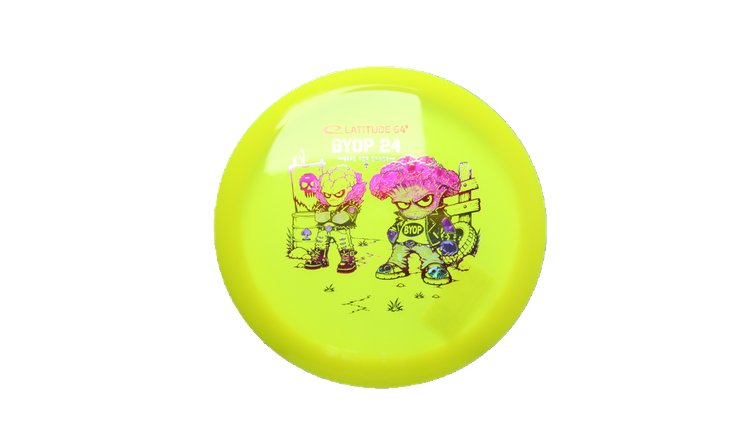Latitude 64 2026 BYOP Toxic Crowns Opto Saint Fairway Driver Front View
