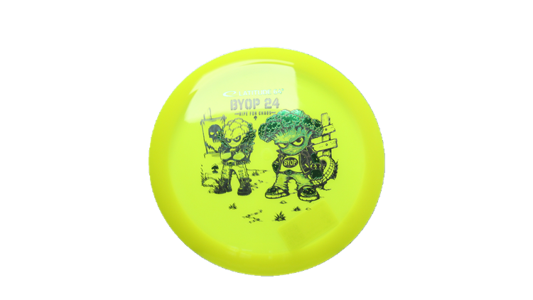 Latitude 64 2026 BYOP Toxic Crowns Opto Saint Fairway Driver Front View