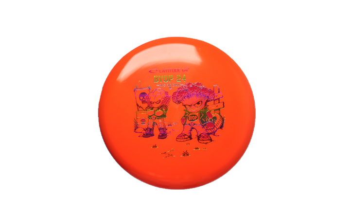 Latitude 64 2026 BYOP Toxic Crowns Gold Ruby Putter Front View