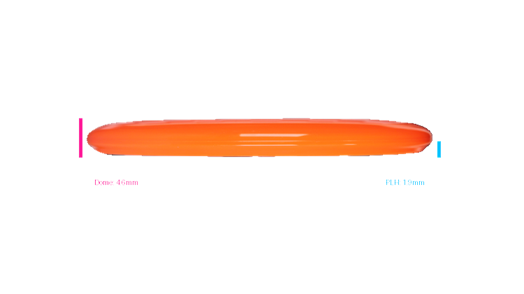 Latitude 64 2026 BYOP Toxic Crowns Gold Ruby Putter Profile View