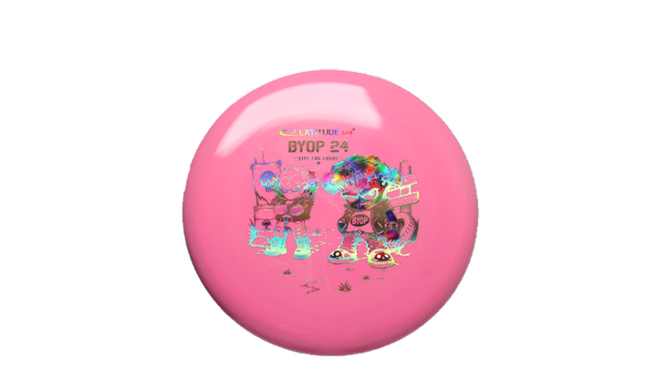 Latitude 64 2026 BYOP Toxic Crowns Gold Ruby Putter Front View