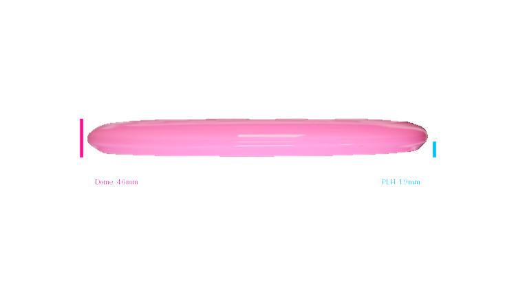 Latitude 64 2026 BYOP Toxic Crowns Gold Ruby Putter Profile View